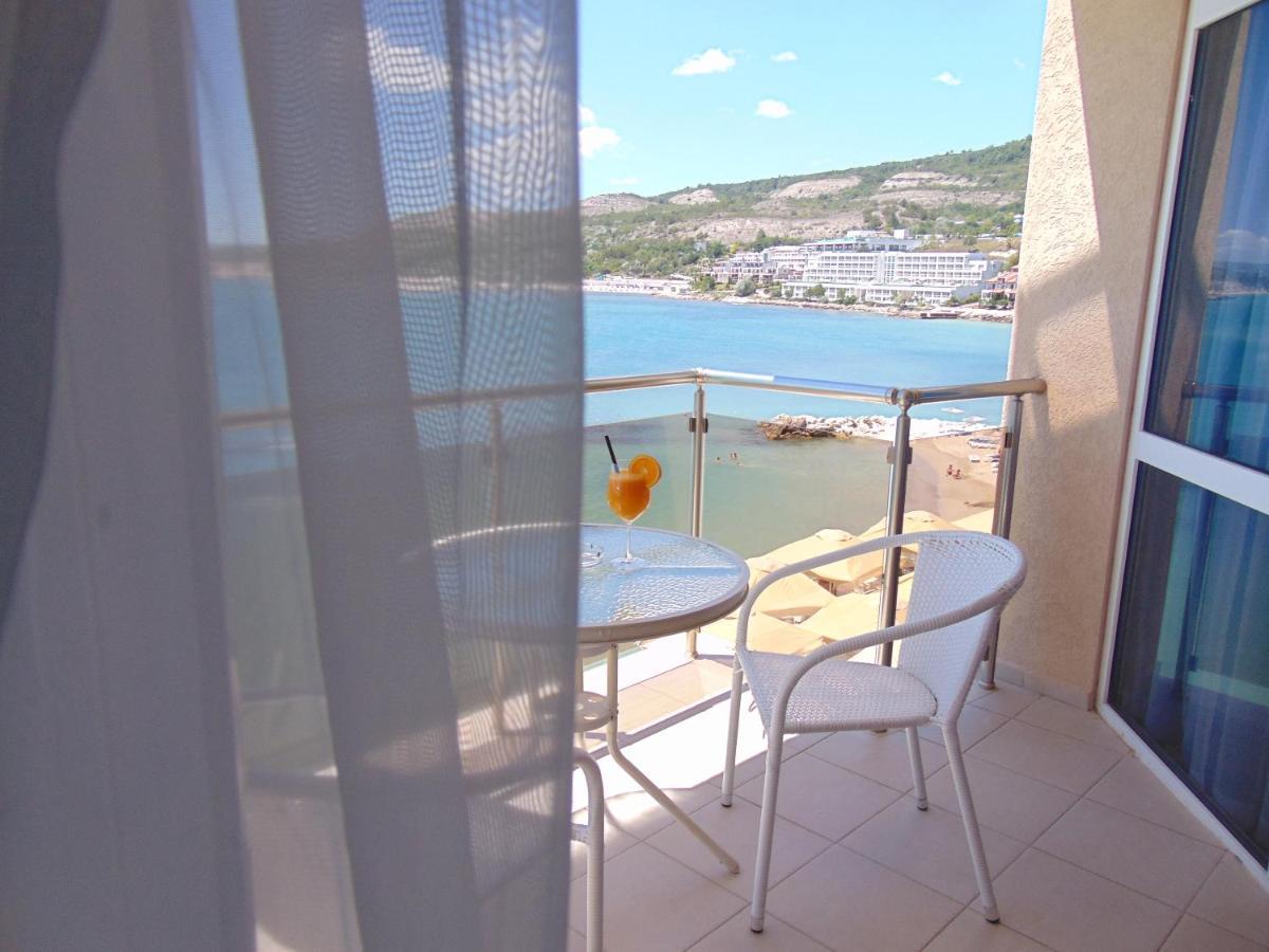 Double Room with Balcony and Central Sea View(2 Adults + 1 Child) - Main Building - Free Beach Access
